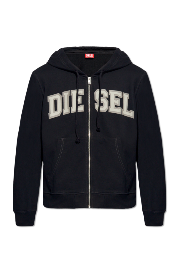 DIESEL Black hot S-Girk Zip Hoodie